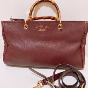 Gucci 100% authentic Burgundy Satchel Crossbody